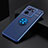 Ultra-thin Silicone Gel Soft Case Cover with Magnetic Finger Ring Stand SD1 for Xiaomi Mi 13T 5G Blue