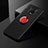 Ultra-thin Silicone Gel Soft Case Cover with Magnetic Finger Ring Stand SD1 for Xiaomi Poco M2 Pro Red and Black