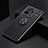 Ultra-thin Silicone Gel Soft Case Cover with Magnetic Finger Ring Stand SD1 for Xiaomi Redmi K60 Ultra 5G Black