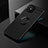 Ultra-thin Silicone Gel Soft Case Cover with Magnetic Finger Ring Stand SD2 for Huawei Nova 8 SE 4G