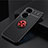 Ultra-thin Silicone Gel Soft Case Cover with Magnetic Finger Ring Stand SD2 for Huawei P50