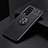 Ultra-thin Silicone Gel Soft Case Cover with Magnetic Finger Ring Stand SD2 for OnePlus 9 Pro 5G