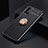 Ultra-thin Silicone Gel Soft Case Cover with Magnetic Finger Ring Stand SD2 for OnePlus 9R 5G