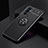 Ultra-thin Silicone Gel Soft Case Cover with Magnetic Finger Ring Stand SD2 for OnePlus 9RT 5G