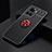 Ultra-thin Silicone Gel Soft Case Cover with Magnetic Finger Ring Stand SD2 for OnePlus Ace 5G