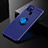 Ultra-thin Silicone Gel Soft Case Cover with Magnetic Finger Ring Stand SD2 for Realme Q2i 5G