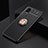 Ultra-thin Silicone Gel Soft Case Cover with Magnetic Finger Ring Stand SD2 for Xiaomi Civi 1S 5G Gold and Black