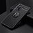 Ultra-thin Silicone Gel Soft Case Cover with Magnetic Finger Ring Stand SD2 for Xiaomi Mi 11i 5G (2022) Black