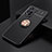 Ultra-thin Silicone Gel Soft Case Cover with Magnetic Finger Ring Stand SD2 for Xiaomi Mi 11i 5G (2022) Gold and Black