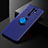 Ultra-thin Silicone Gel Soft Case Cover with Magnetic Finger Ring Stand SD2 for Xiaomi Poco M2 Blue