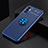 Ultra-thin Silicone Gel Soft Case Cover with Magnetic Finger Ring Stand SD2 for Xiaomi POCO M3 Pro 5G Blue