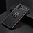 Ultra-thin Silicone Gel Soft Case Cover with Magnetic Finger Ring Stand SD2 for Xiaomi Poco M5S Black