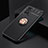 Ultra-thin Silicone Gel Soft Case Cover with Magnetic Finger Ring Stand SD2 for Xiaomi Redmi 10 (2022)