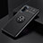 Ultra-thin Silicone Gel Soft Case Cover with Magnetic Finger Ring Stand SD2 for Xiaomi Redmi K40 Gaming 5G