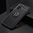 Ultra-thin Silicone Gel Soft Case Cover with Magnetic Finger Ring Stand SD2 for Xiaomi Redmi Note 10 Pro Max Black