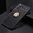 Ultra-thin Silicone Gel Soft Case Cover with Magnetic Finger Ring Stand SD2 for Xiaomi Redmi Note 11 Pro 5G