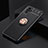 Ultra-thin Silicone Gel Soft Case Cover with Magnetic Finger Ring Stand SD2 for Xiaomi Redmi Note 11 SE India 4G