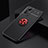 Ultra-thin Silicone Gel Soft Case Cover with Magnetic Finger Ring Stand SD2 for Xiaomi Redmi Note 12S