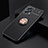 Ultra-thin Silicone Gel Soft Case Cover with Magnetic Finger Ring Stand SD2 for Xiaomi Redmi Note 12T Pro 5G