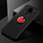 Ultra-thin Silicone Gel Soft Case Cover with Magnetic Finger Ring Stand SD2 for Xiaomi Redmi Note 9