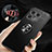 Ultra-thin Silicone Gel Soft Case Cover with Magnetic Finger Ring Stand SD3 for OnePlus 10 Pro 5G