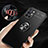 Ultra-thin Silicone Gel Soft Case Cover with Magnetic Finger Ring Stand SD3 for OnePlus 9R 5G