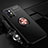 Ultra-thin Silicone Gel Soft Case Cover with Magnetic Finger Ring Stand SD3 for OnePlus 9R 5G