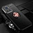 Ultra-thin Silicone Gel Soft Case Cover with Magnetic Finger Ring Stand SD3 for OnePlus Ace 5G