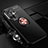 Ultra-thin Silicone Gel Soft Case Cover with Magnetic Finger Ring Stand SD3 for OnePlus Nord CE 3 Lite 5G