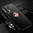 Ultra-thin Silicone Gel Soft Case Cover with Magnetic Finger Ring Stand SD3 for Realme GT Neo 2T 5G