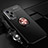 Ultra-thin Silicone Gel Soft Case Cover with Magnetic Finger Ring Stand SD3 for Realme GT Neo 3T 5G