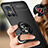 Ultra-thin Silicone Gel Soft Case Cover with Magnetic Finger Ring Stand SD3 for Realme GT Neo3 5G