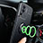 Ultra-thin Silicone Gel Soft Case Cover with Magnetic Finger Ring Stand SD3 for Vivo iQOO Neo7 5G