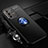 Ultra-thin Silicone Gel Soft Case Cover with Magnetic Finger Ring Stand SD3 for Vivo V23 5G