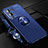 Ultra-thin Silicone Gel Soft Case Cover with Magnetic Finger Ring Stand SD3 for Vivo V25 Pro 5G