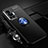 Ultra-thin Silicone Gel Soft Case Cover with Magnetic Finger Ring Stand SD3 for Vivo X70 Pro 5G