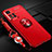 Ultra-thin Silicone Gel Soft Case Cover with Magnetic Finger Ring Stand SD3 for Xiaomi Mi 11i 5G (2022)