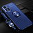 Ultra-thin Silicone Gel Soft Case Cover with Magnetic Finger Ring Stand SD3 for Xiaomi Mi 11i 5G (2022) Blue