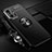 Ultra-thin Silicone Gel Soft Case Cover with Magnetic Finger Ring Stand SD3 for Xiaomi Mi 11T 5G Black
