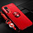 Ultra-thin Silicone Gel Soft Case Cover with Magnetic Finger Ring Stand SD3 for Xiaomi Mi 12T 5G