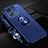 Ultra-thin Silicone Gel Soft Case Cover with Magnetic Finger Ring Stand SD3 for Xiaomi Mi 13T 5G Blue