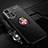 Ultra-thin Silicone Gel Soft Case Cover with Magnetic Finger Ring Stand SD3 for Xiaomi Redmi Note 11 Pro+ Plus 5G