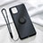 Ultra-thin Silicone Gel Soft Case Cover with Magnetic Finger Ring Stand T01 for Apple iPhone 11