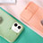 Ultra-thin Silicone Gel Soft Case Cover with Magnetic Finger Ring Stand T01 for Apple iPhone 12 Mini