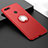 Ultra-thin Silicone Gel Soft Case Cover with Magnetic Finger Ring Stand T01 for Huawei Honor V20