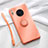 Ultra-thin Silicone Gel Soft Case Cover with Magnetic Finger Ring Stand T01 for Huawei Mate 30 Pro