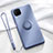 Ultra-thin Silicone Gel Soft Case Cover with Magnetic Finger Ring Stand T01 for Huawei Nova 7i