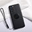 Ultra-thin Silicone Gel Soft Case Cover with Magnetic Finger Ring Stand T01 for Huawei P40