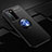 Ultra-thin Silicone Gel Soft Case Cover with Magnetic Finger Ring Stand T01 for Huawei P40 Pro