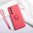 Ultra-thin Silicone Gel Soft Case Cover with Magnetic Finger Ring Stand T01 for Huawei P40 Red